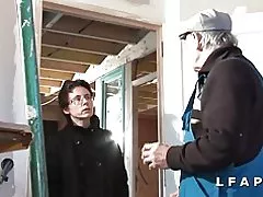 Yetkin франсез məzarını sodomisee dans BMT-nin групповуха avec папи