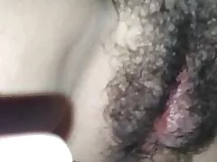 Çəkiliş digər yük onun tüklü pussy